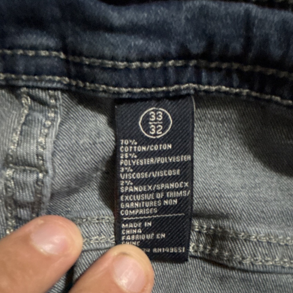 Buffalo David Bitton Straight Fit Stretch Medium Wash Blue Jeans W33xL32 - Picture 6 of 7